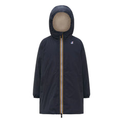 K-way - Chaqueta Impermeable Acolchada Le Vrai 4.0 Eiffel Orsetto | Azul marino