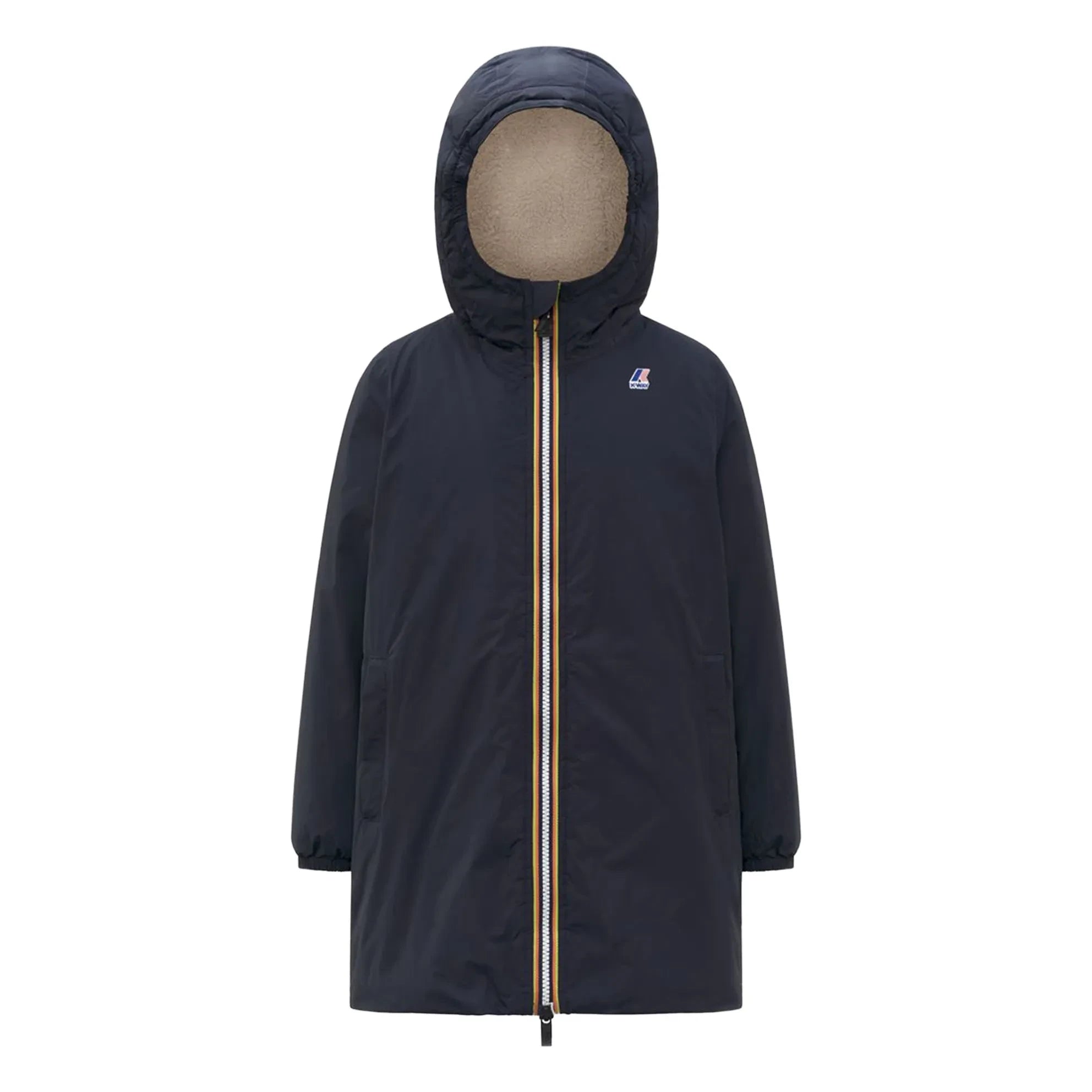 K-way - Chaqueta Impermeable Acolchada Le Vrai 4.0 Eiffel Orsetto | Azul marino