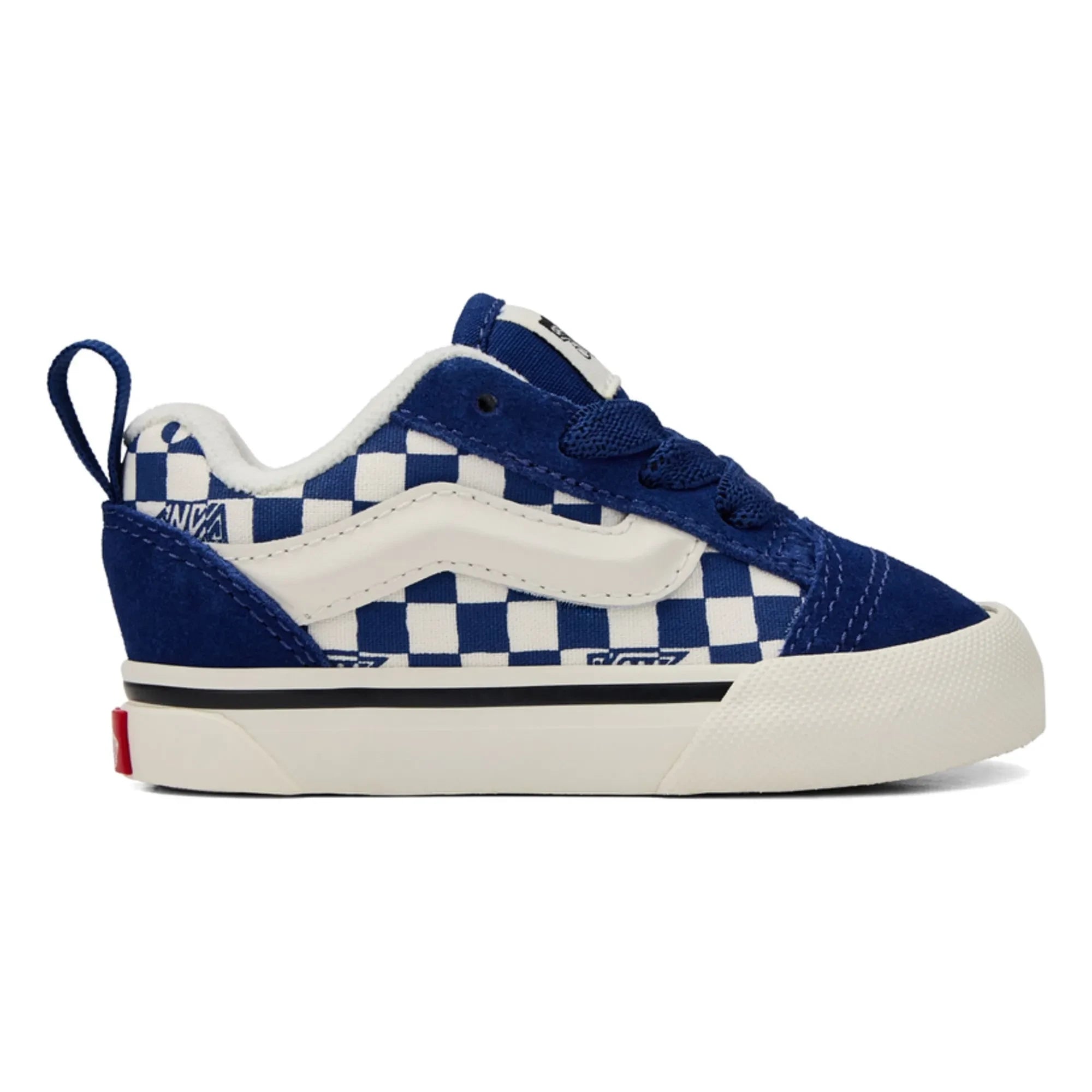 Vans - Zapatillas Knu Skool Geo Check con cordones elásticos | Azul