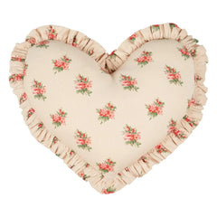 Emile et Ida - Cojín en forma de corazón | Crudo