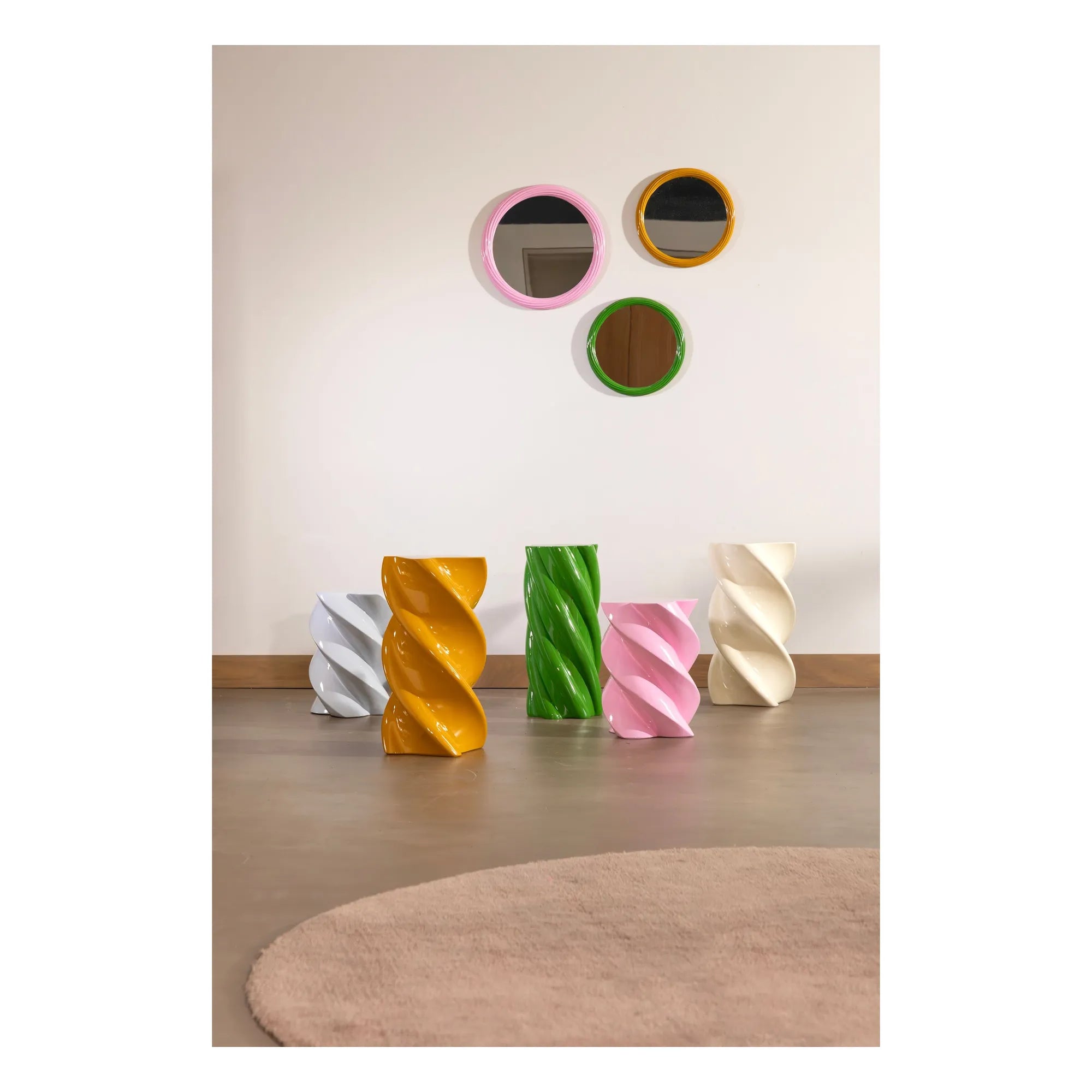 &Klevering - Espejo Churros | Verde