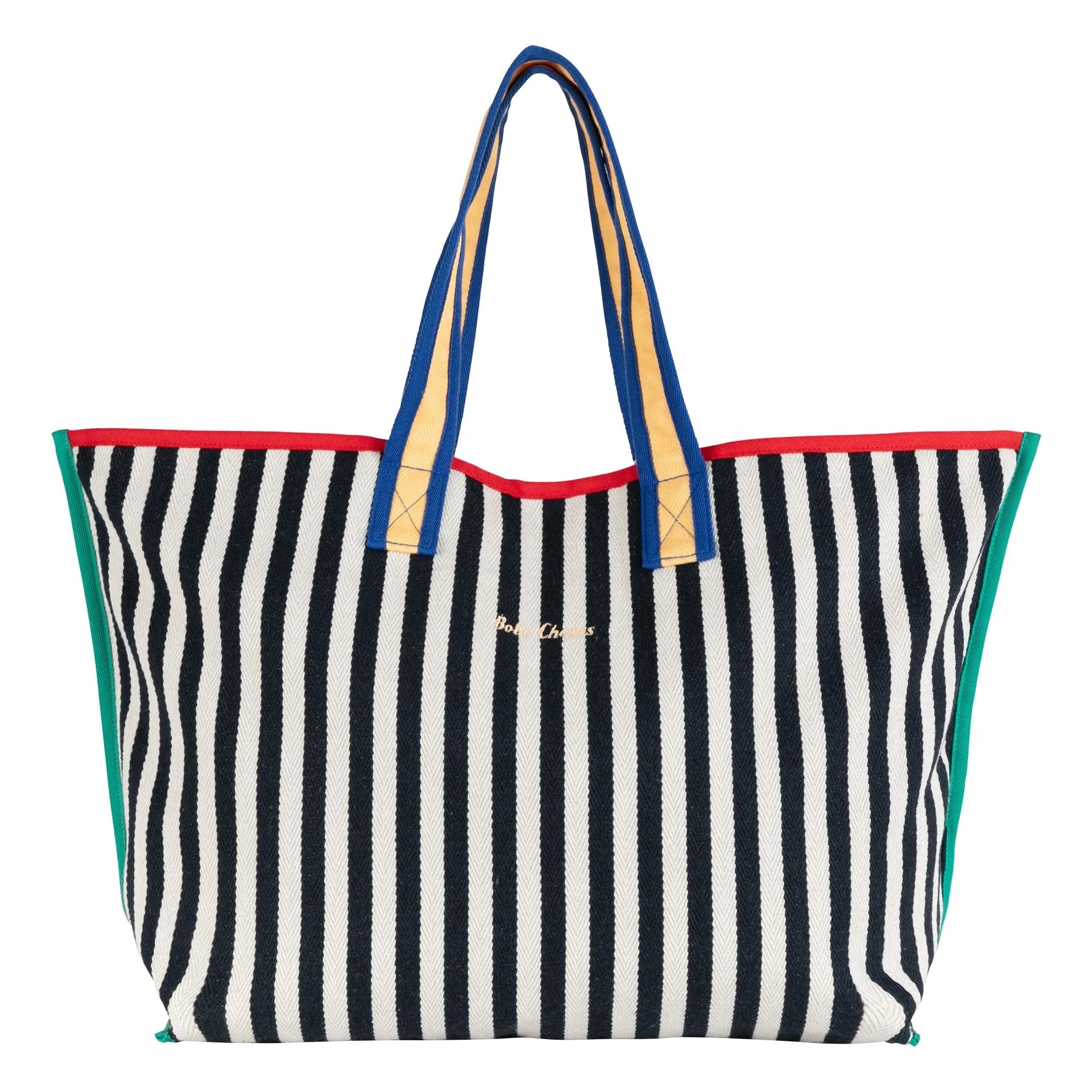 Bobo Choses - Bolso de algodón reciclado con bloques de color | Azul