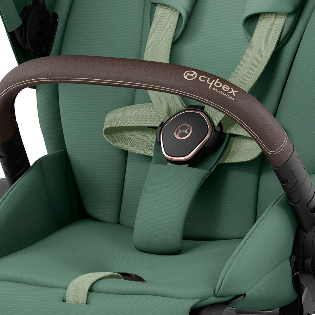 CYBEX e-Priam Pushchair - Leaf Green-Strollers-Leaf Green/Chrome & Black-No Carrycot | Natural Baby Shower