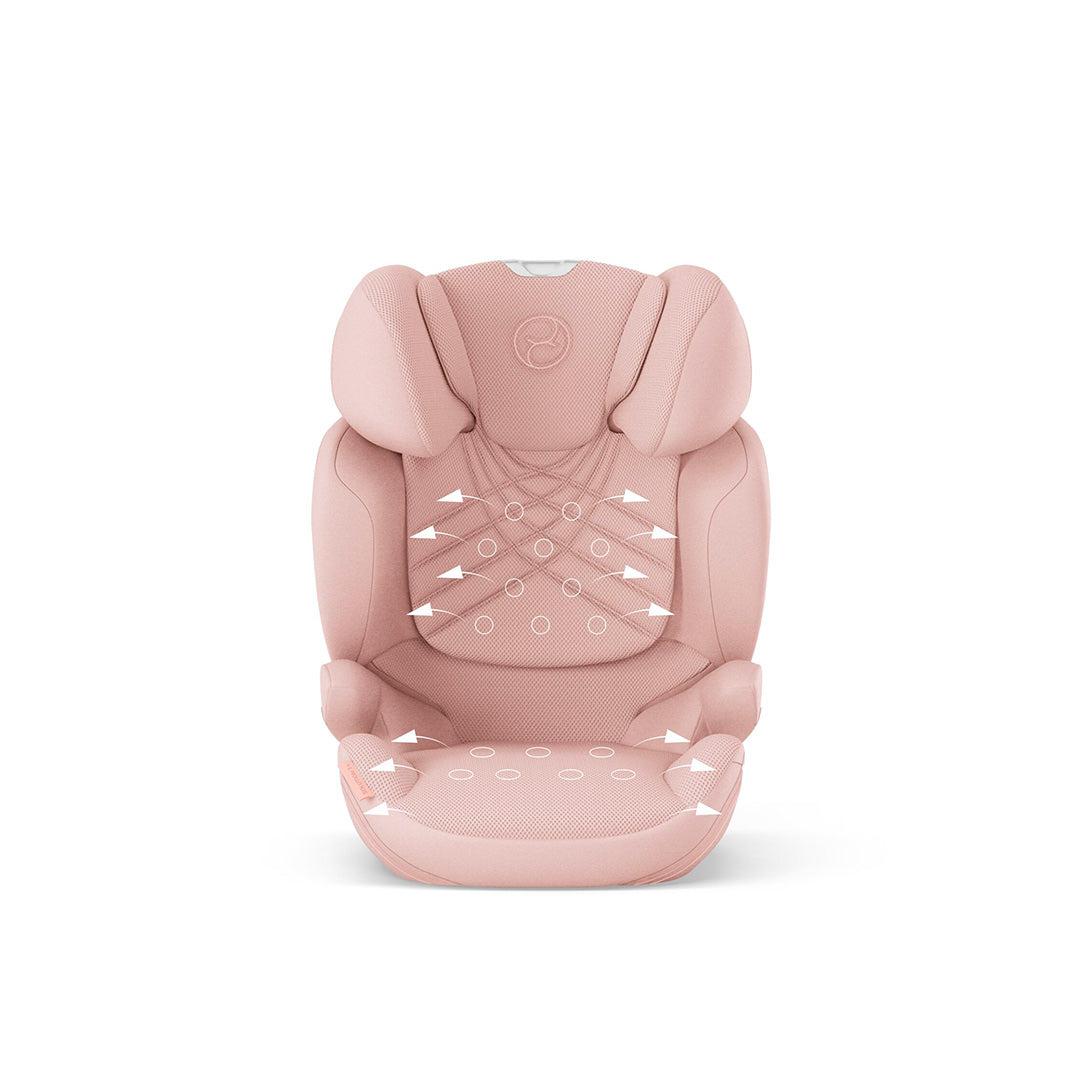 CYBEX Solution T i-Fix Plus Car Seat - Peach Pink-Car Seats-Peach Pink- | Natural Baby Shower