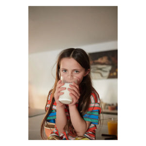Bobo Choses - Conjunto de camiseta y pantalón corto de algodón orgánico a rayas | Rojo