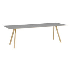 Hay - CPH30 Mesa con tablero lacado, patas de roble | Gris