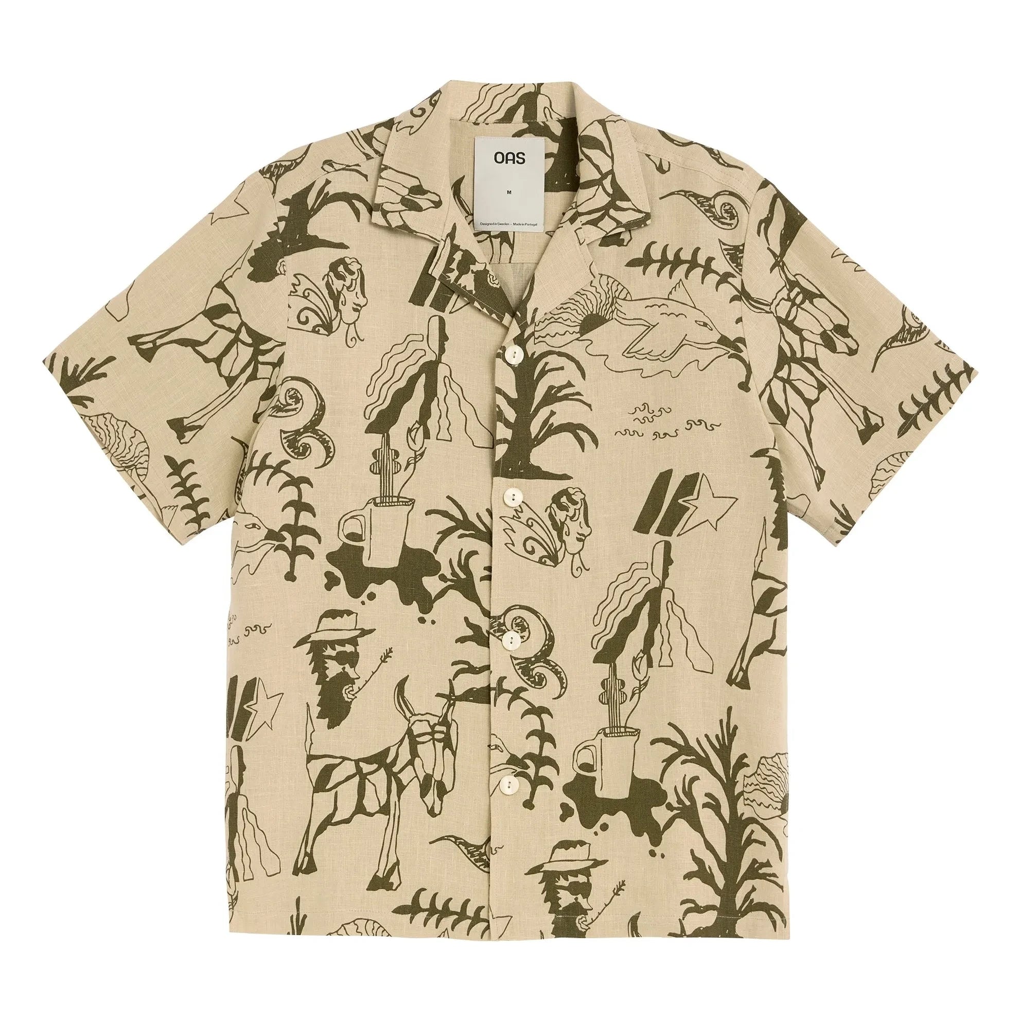 OAS - Camisa Poplan Cuba | Beige