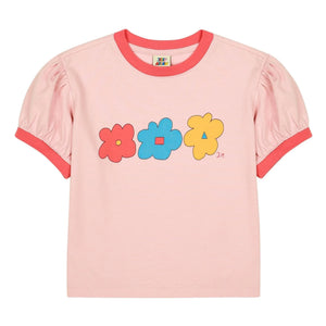 Jelly Mallow - Camiseta Flores | Rosa empolvado