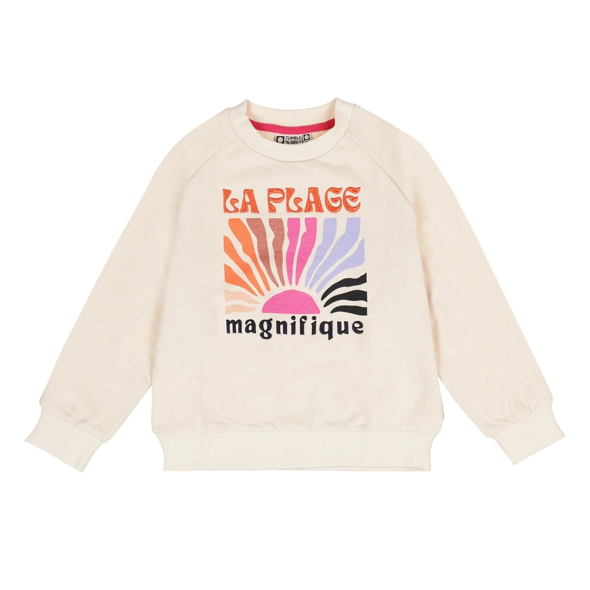 Tumble N'Dry - Sudadera de algodón orgánico color ciruela | Crudo
