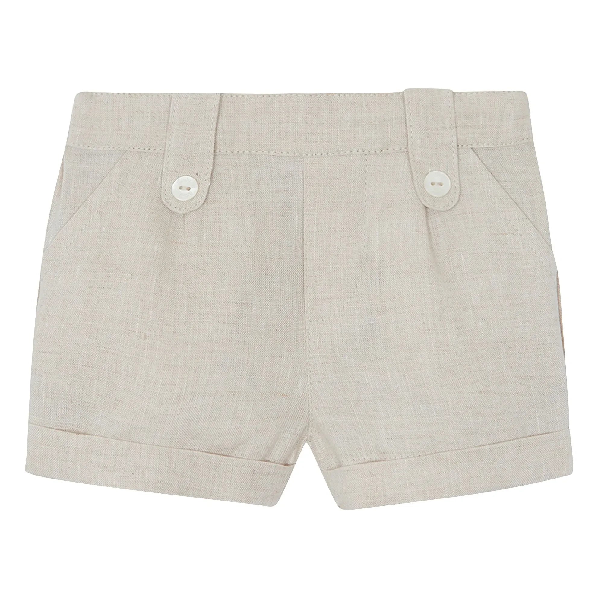 Tartine et Chocolat - Pantalón corto de lino para bebé | Arena
