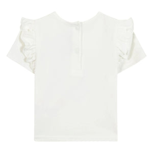 Tartine et Chocolat - Camiseta Bebé Liberty Mariposa | Blanco