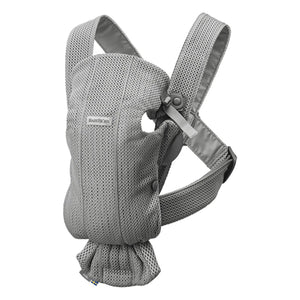 BabyBjörn - Mochila Portabebés Mini Malla | Gris Claro