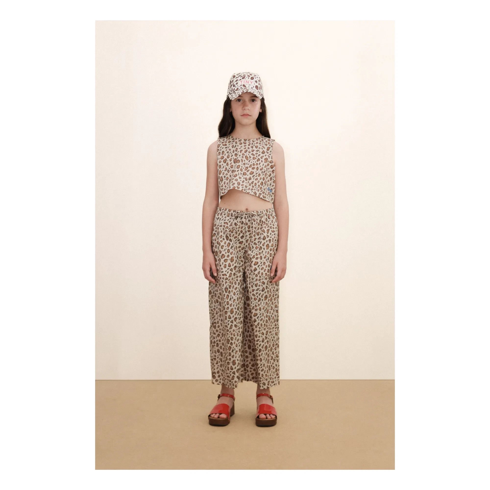 Tinycottons - Gorro leopardo | Blanco