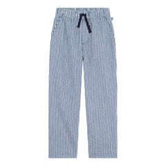Petit Bateau - Pantalones de Algodón Orgánico a Rayas | Azul