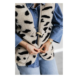 Alwero - Chaleco sin mangas Alpen Cheetah - Colección adulto | Beige