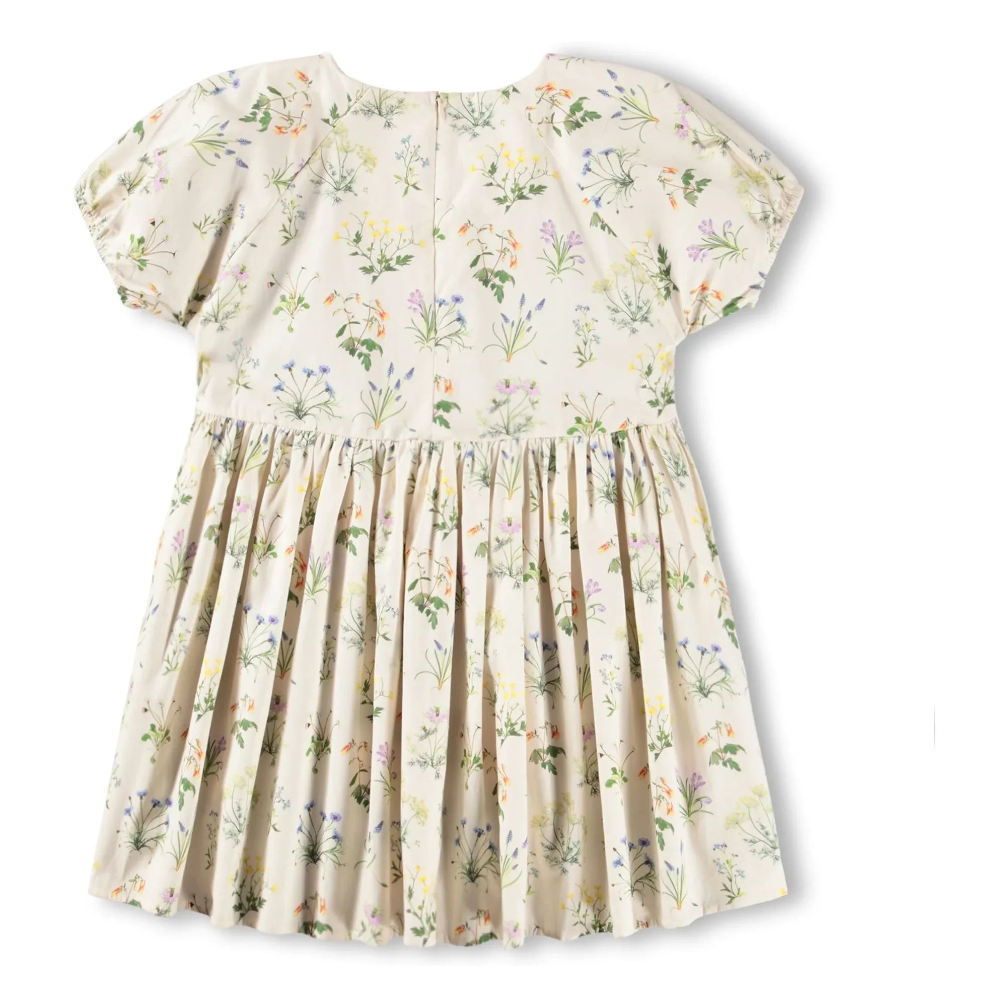 Molo - Vestido de algodón orgánico Christen Fleurie | Crudo