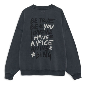 Anine Bing - Sudadera Miles Empowerment | Negro
