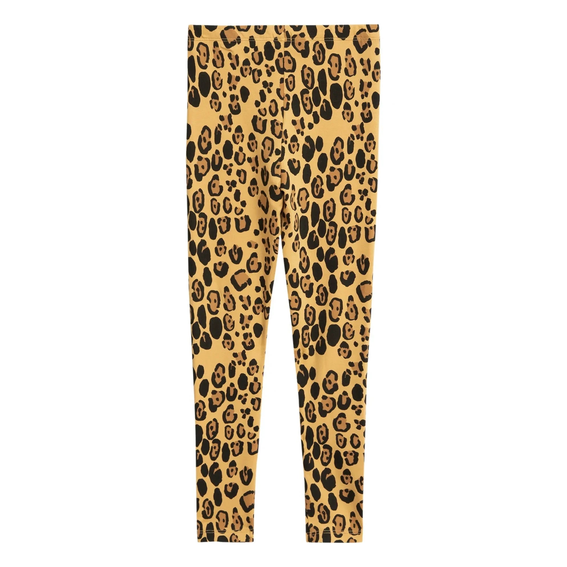 Mini Rodini - Leggings básicos de lyocell con estampado de leopardo | Beige