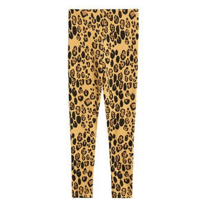 Mini Rodini - Leggings básicos de lyocell con estampado de leopardo | Beige