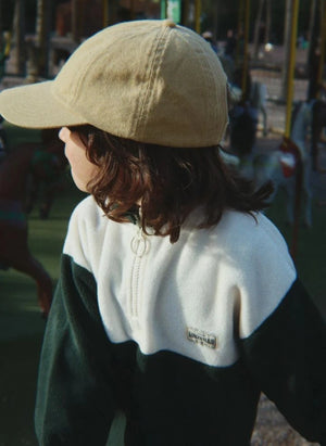 Konges Sløjd - Geri Dönüştürülmüş Elyaflardan Üretilmiş Tavi Fermuarlı Sweatshirt | Yeşil