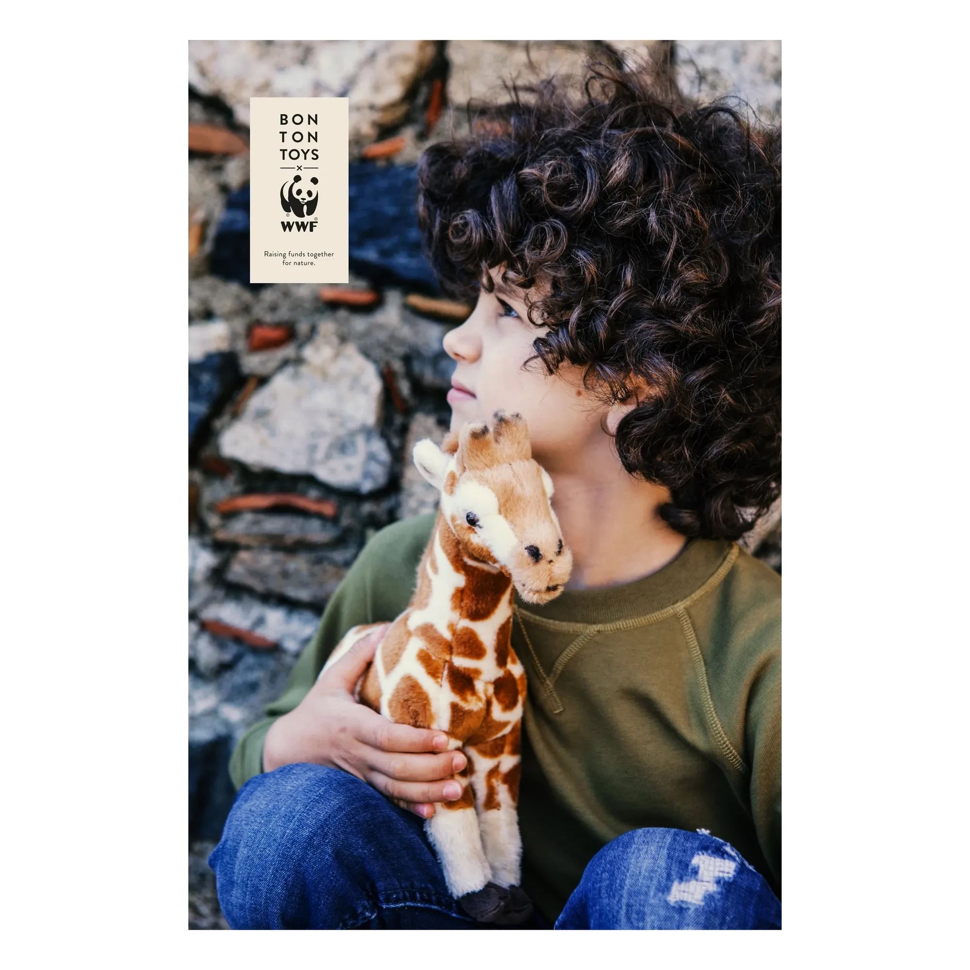 Bon Ton Toys - WWF - Jirafa de peluche | Camello