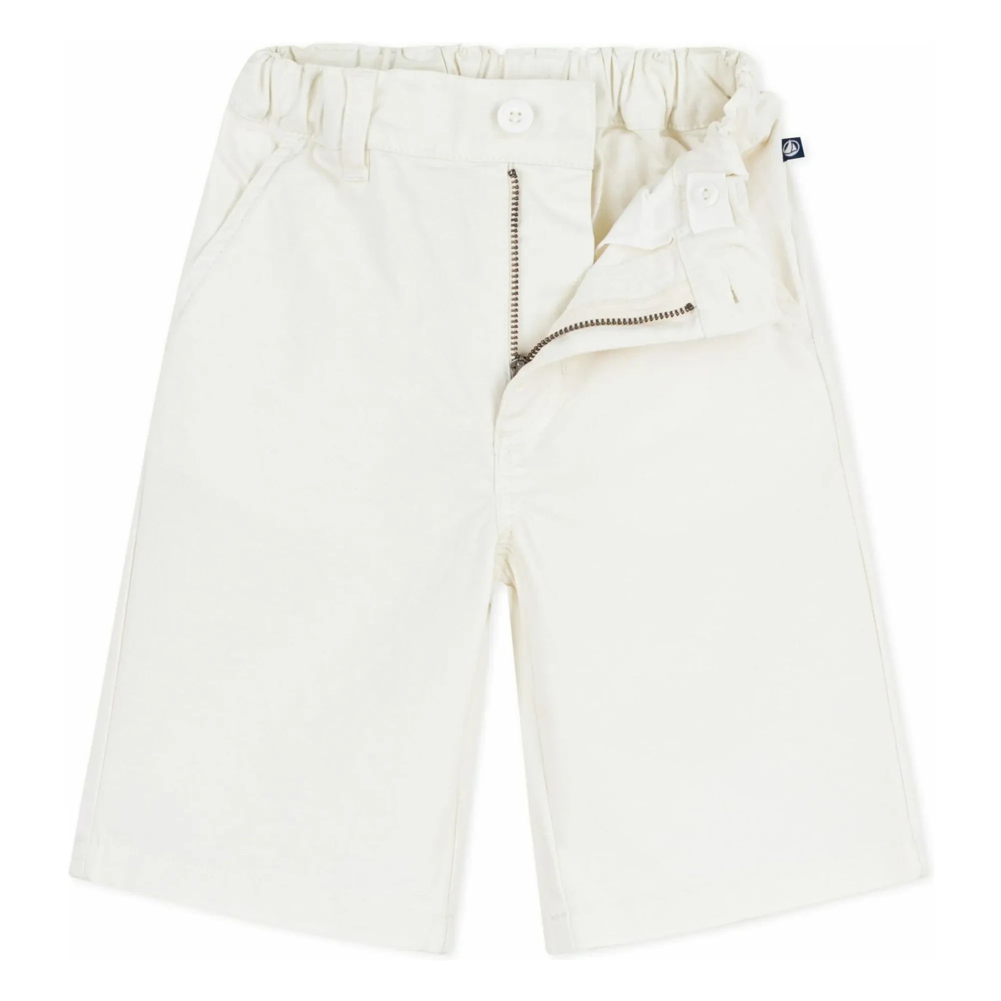 Petit Bateau - Pantalón corto bermuda sarga unicolor | Crudo