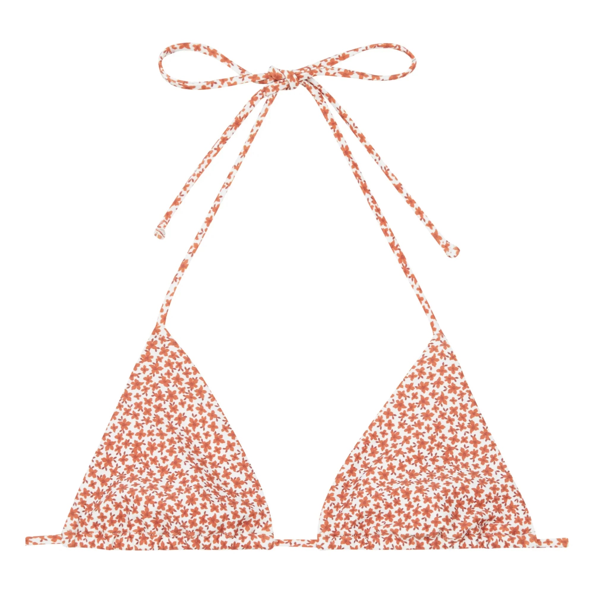 Matteau - Parte de arriba de bikini rosa lisa
