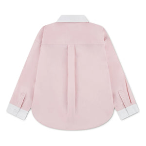 Lacoste - Camisa L Algodón orgánico | Rosa claro