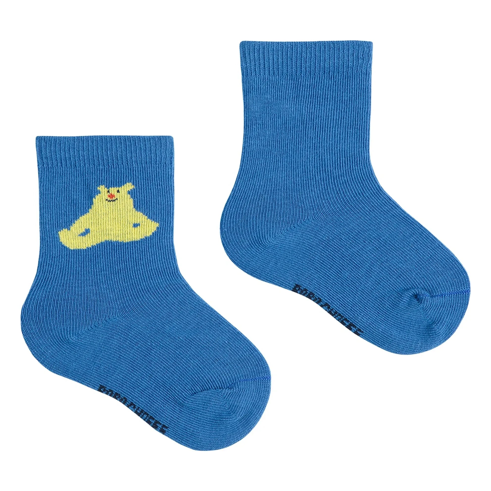 Bobo Choses - Set de 2 calcetines de oso de fibra reciclada | Azul