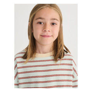 Bobo Choses - Camiseta a rayas | Azul claro