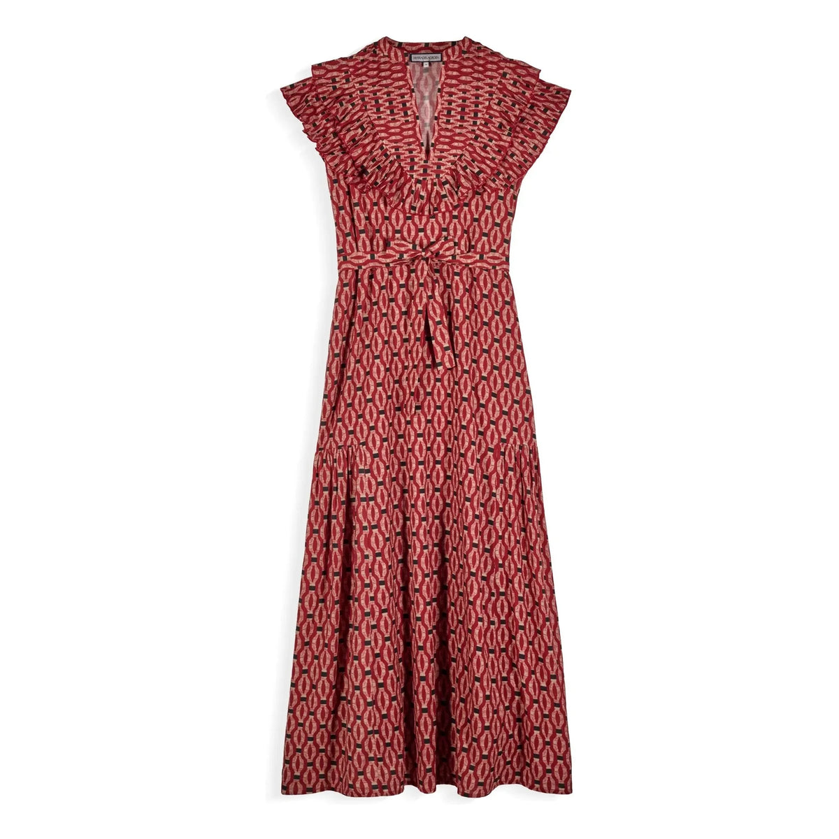 Maria de la Orden - Vestido de algodón Daytona | Rojo