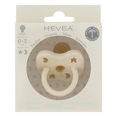 Hevea - Chupete Redondo de Caucho Natural | Leche