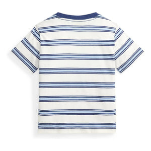 Ralph Lauren - Camiseta de rayas con logo | Azul