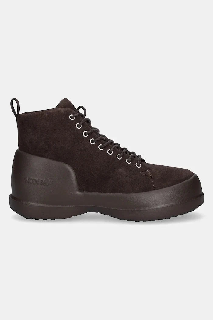 Botas de nieve de ante para mujer Moon Boot MB MEZZALUNA LACE UP MID SUEDE