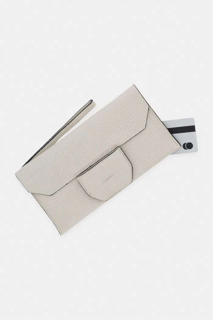 AllSaints URSA Cartera de mano de piel para mujer