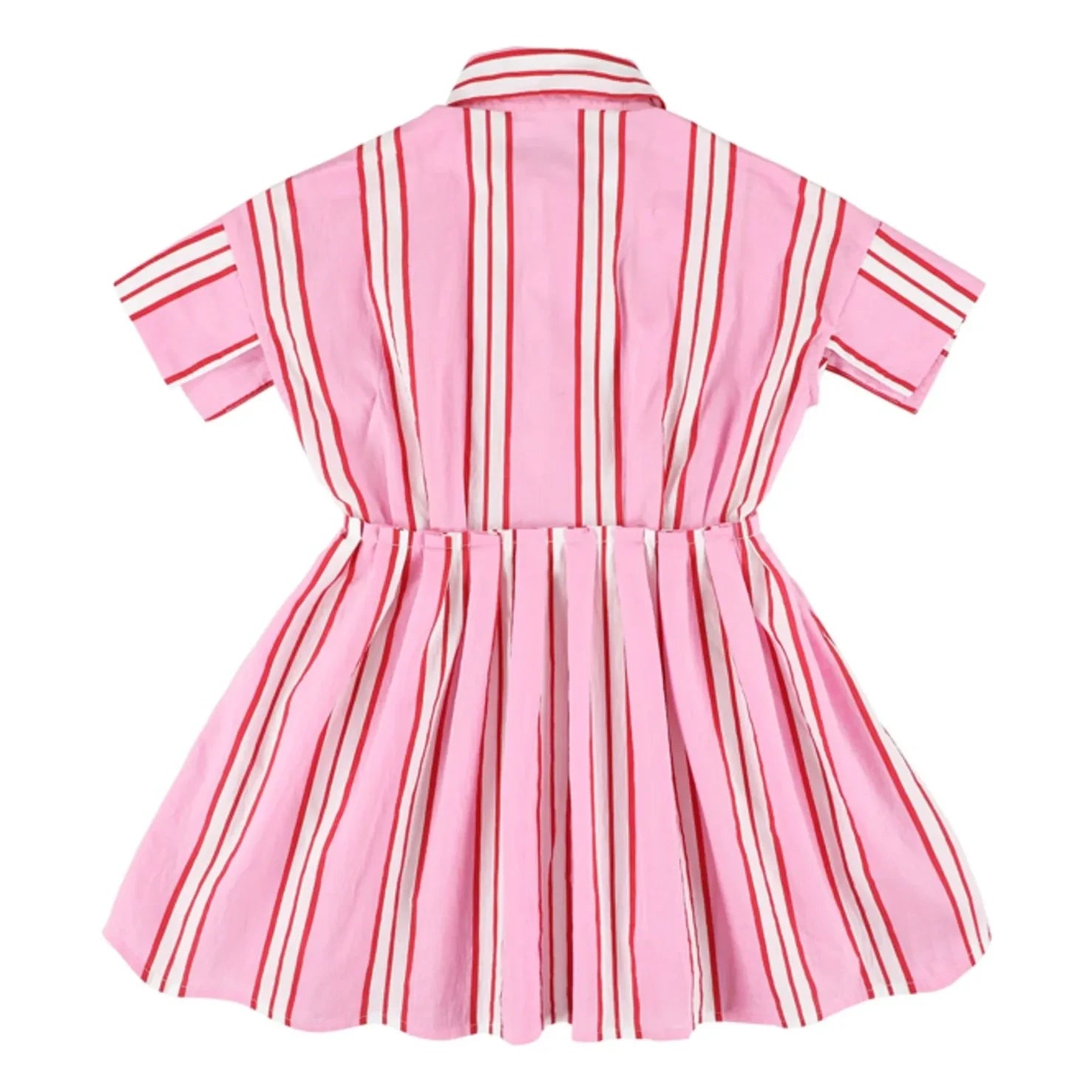 Morley - Vestido Xoe a rayas | Rosa caramelo
