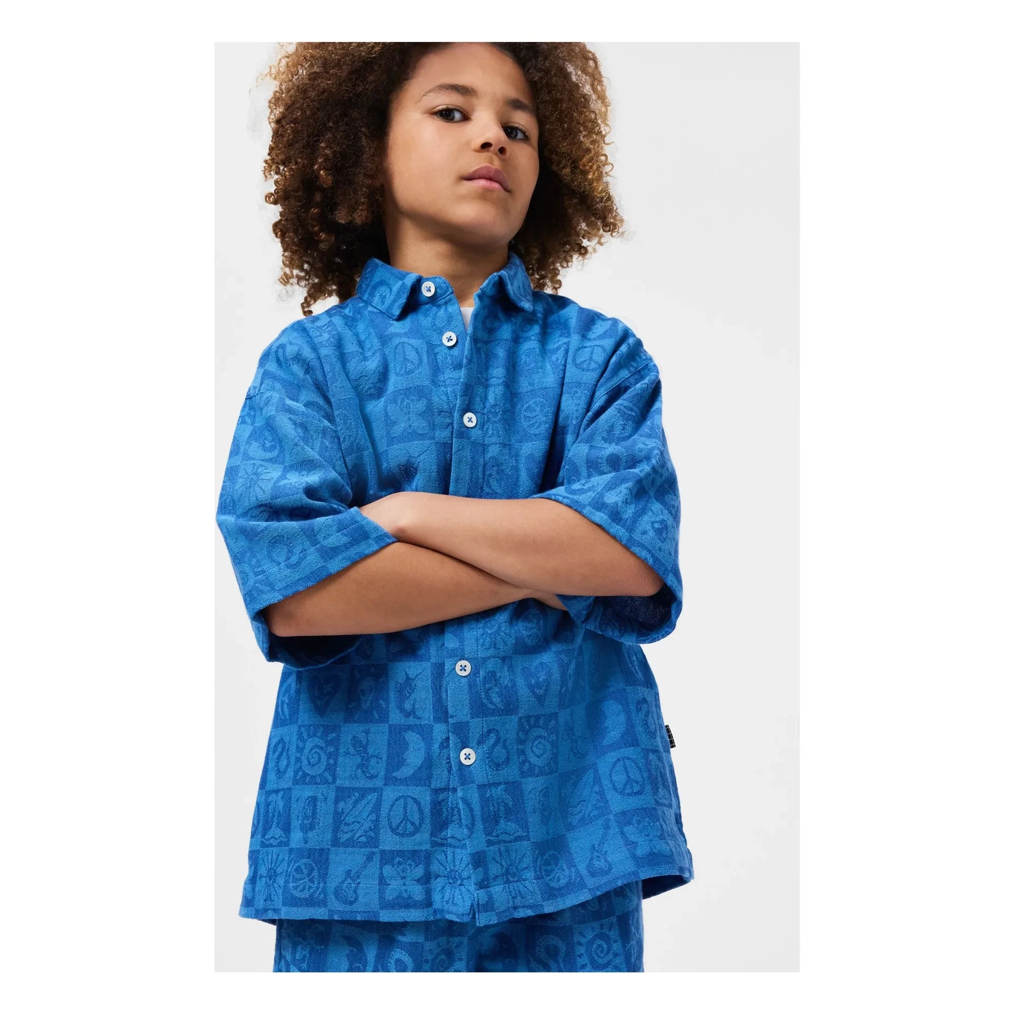 Molo - Camisa Richie Damier | Azul