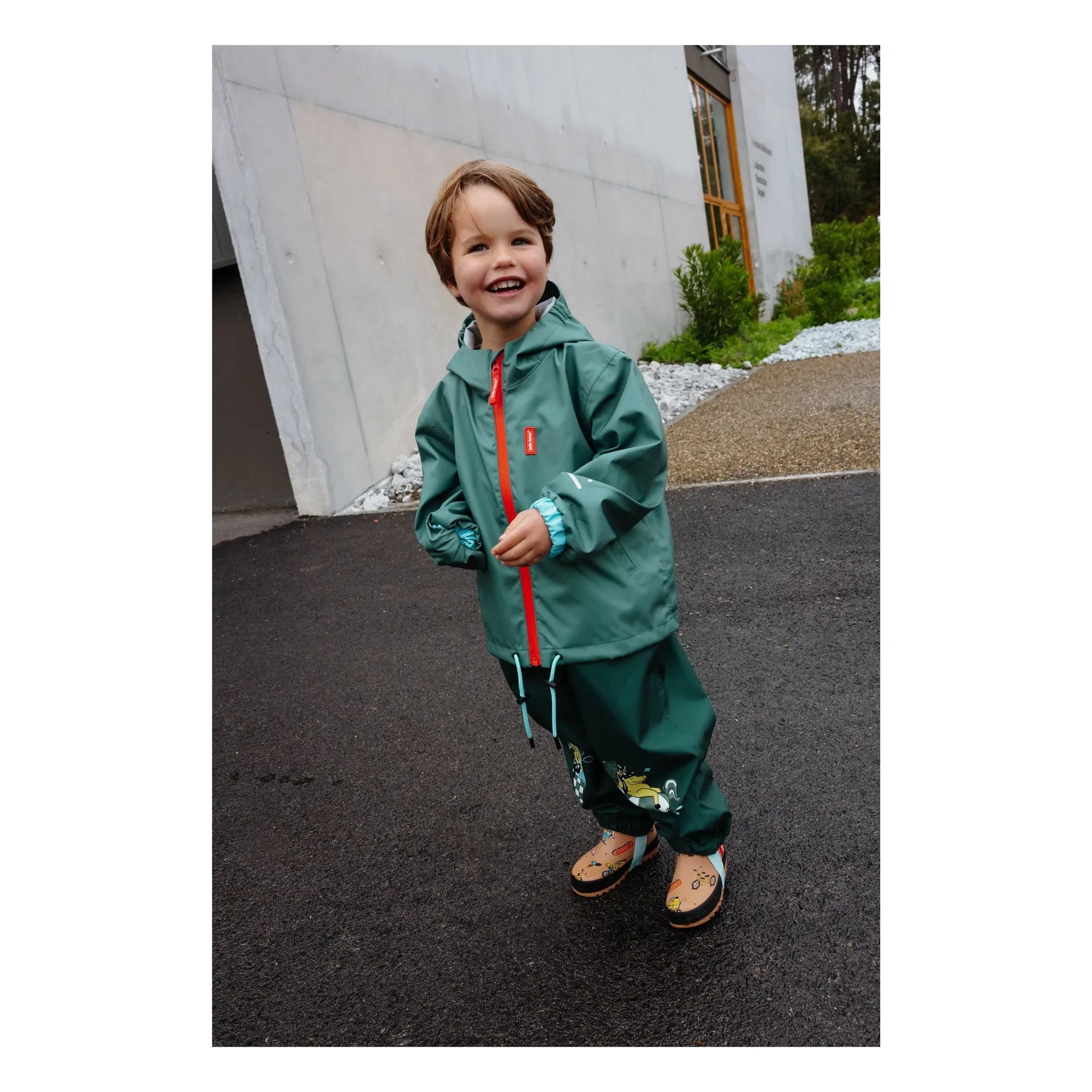 Hello Hossy - Chaqueta impermeable | Verde