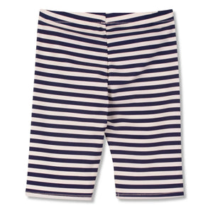 Wynken - Short de Ciclismo con Rayas de Fibras Recicladas | Azul Marino