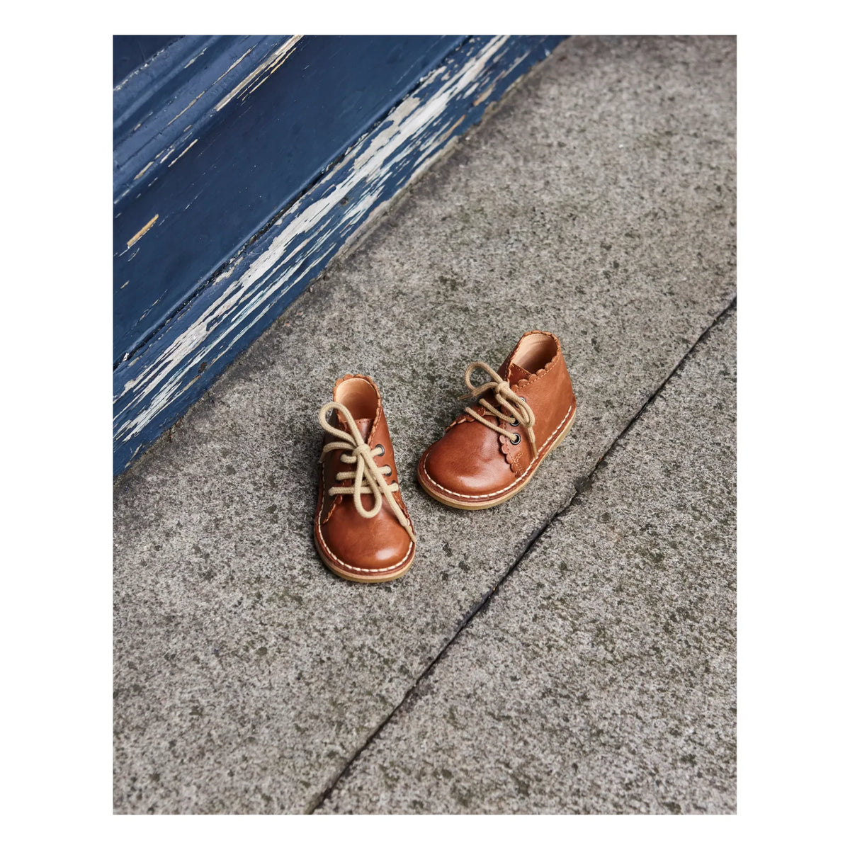 Petit Nord - Botines con cordones | Coñac