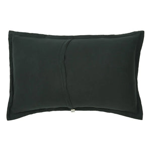 Poudre Organic - Funda de almohada de muselina de algodón de doble capa Tamaris | Negro