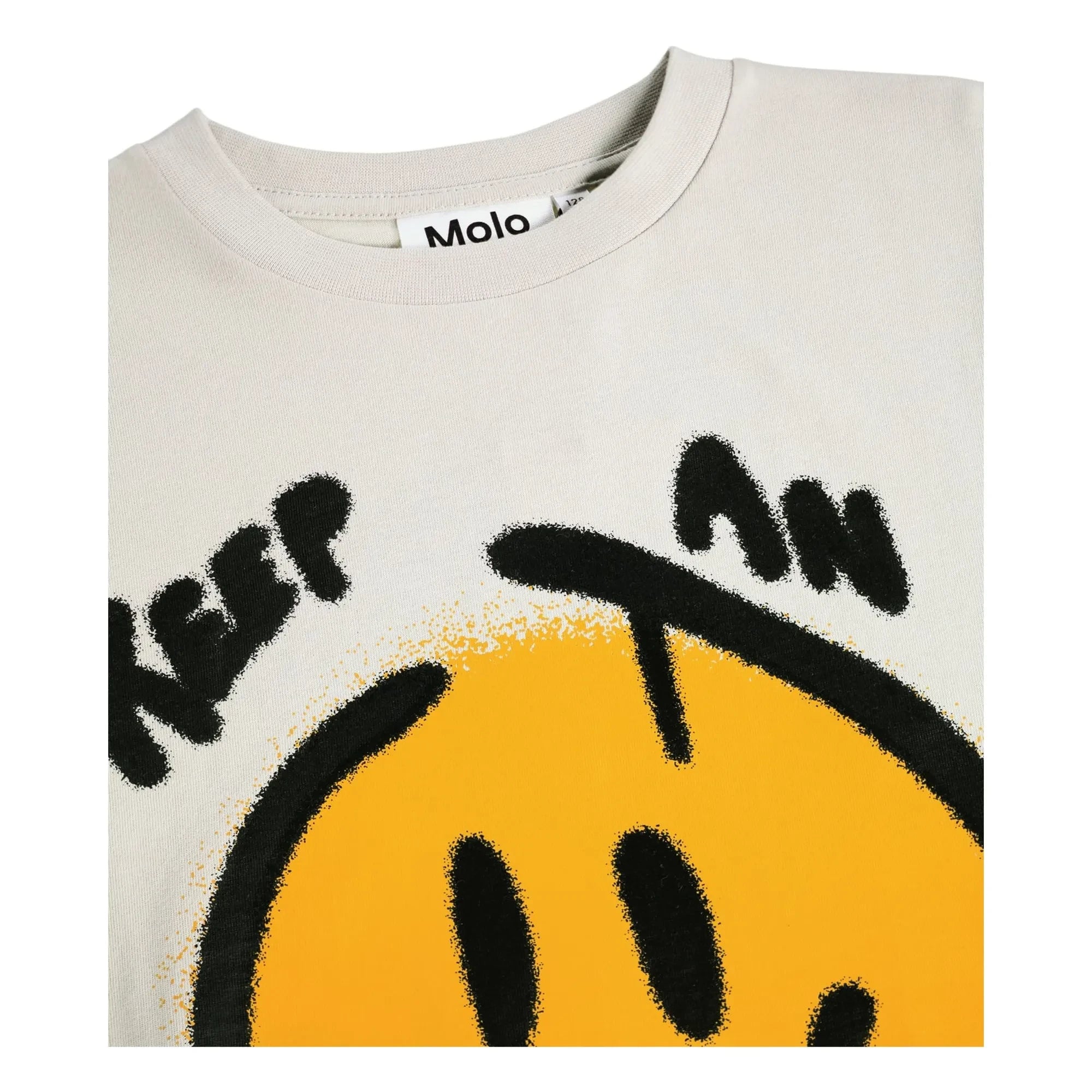 Molo - Railey Smiley Organik Pamuk Tişört | Beyaz
