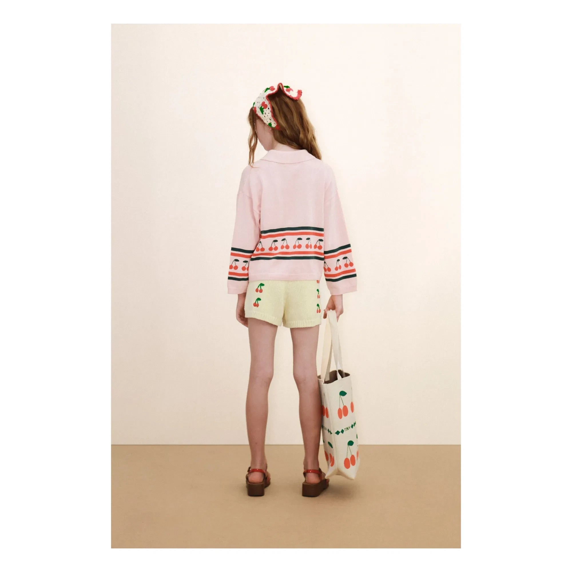 Tinycottons - Polo cereza de punto | Rosa