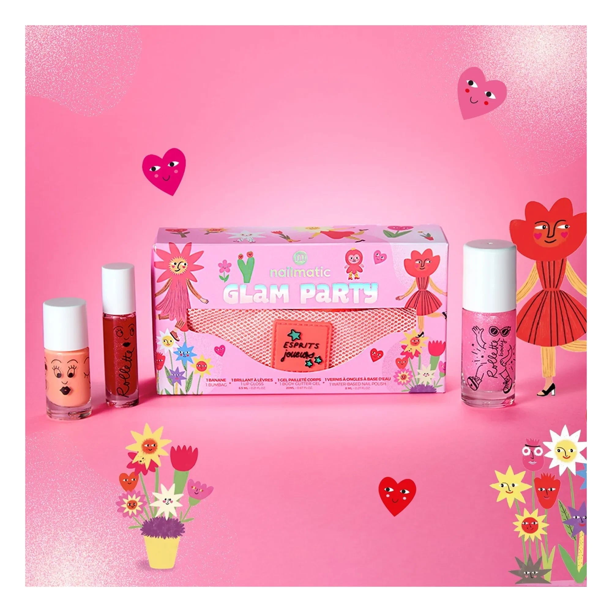 Nailmatic Kids - Set de fiesta Glam