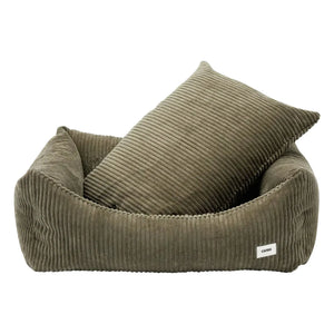 Cafide - Cama para perro de terciopelo Snozy | Verde
