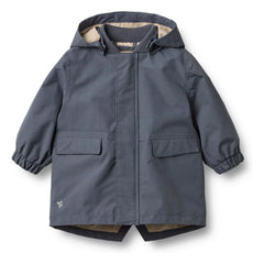 Wheat - Alke Parka de fibra reciclada | Azul grisáceo