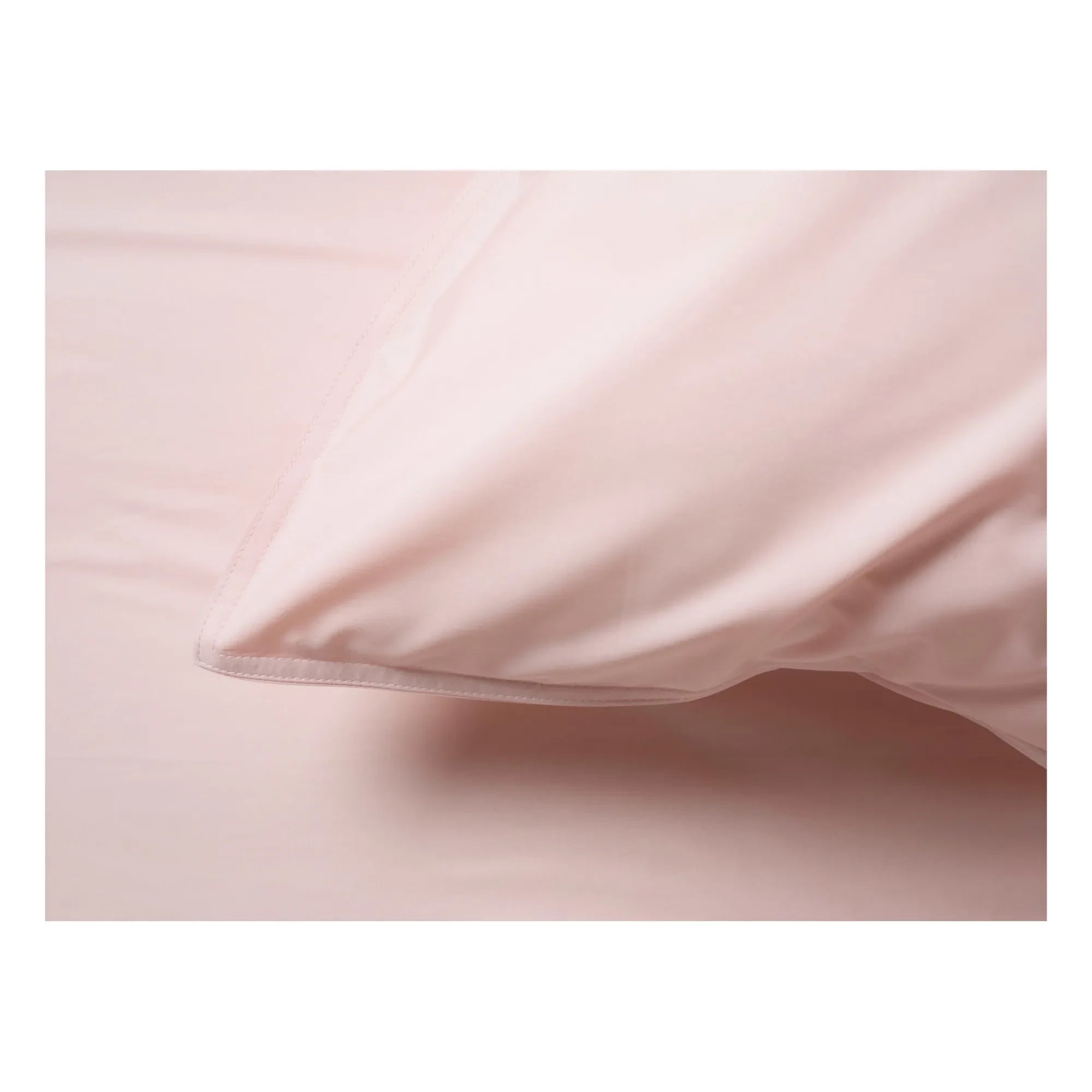 Suite 702 - Funda de almohada de percal de algodón orgánico | Rosa empolvado