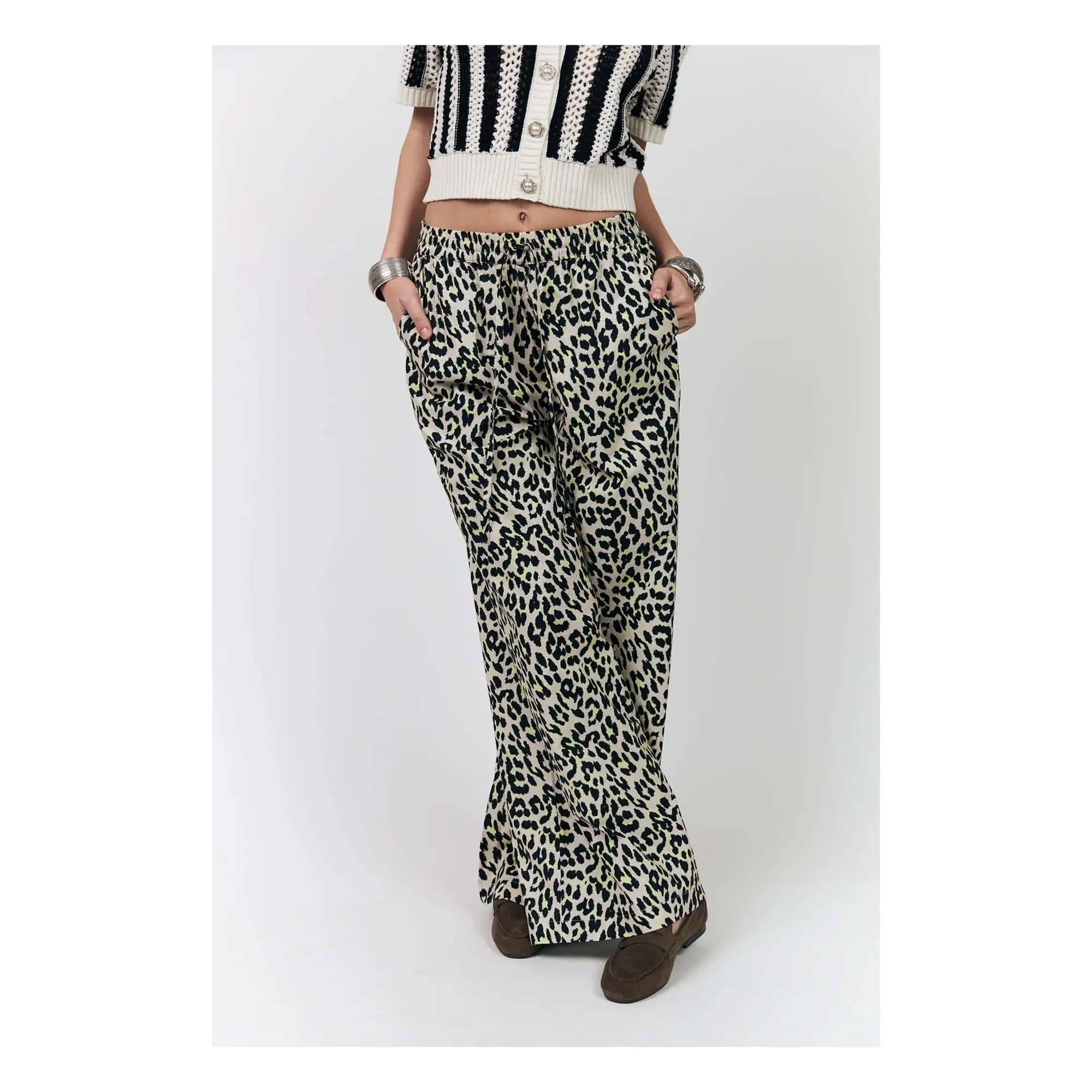 Lollys Laundry - Pantalones Liam de algodón | Beige
