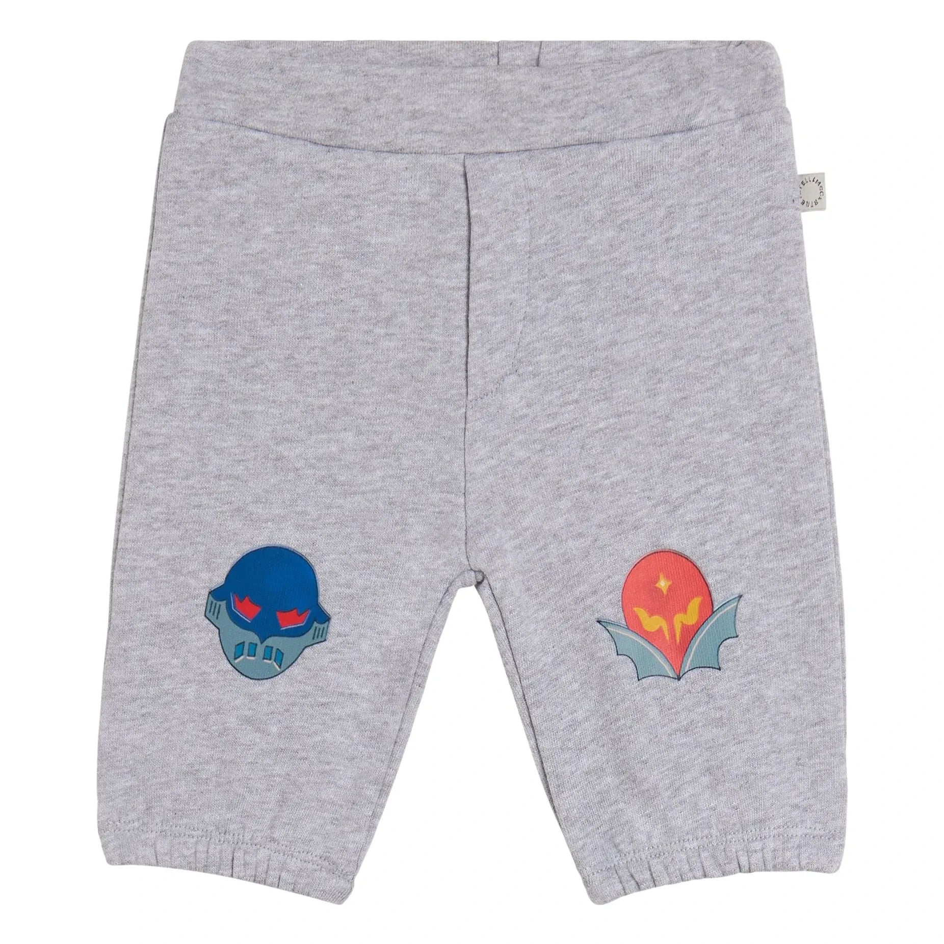 Stella McCartney Kids - Pantalón de chándal Superhéroe | Gris jaspeado