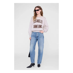 Anine Bing - Sudadera Harry LA | Beige jaspeado